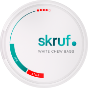 Skruf Ice #4 Xtra Strong White Chew Bags