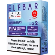 Elfbar Elfa Blueberry Pods 2 x 20 mg