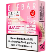 Elfbar Elfa Strawberry Ice Cream Pods 2 x 20 mg