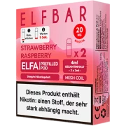 Elfbar Elfa Strawberry Raspberry Pods 2 x 20 mg