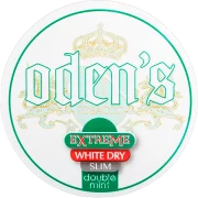Odens Extreme Double Mint Slim White Dry Chewing Bags