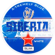 Siberia X-Tremely Blue Slim White Chewing Bags